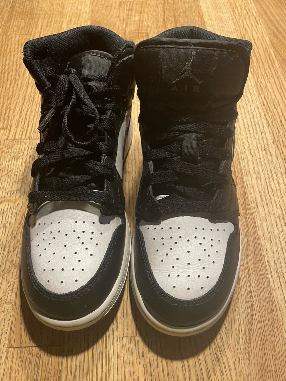 Nike Black White High-Top Basketball Sneakers